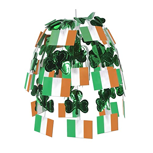 Beistle 30643 irländsk flagga kaskad, orange/grön/vit