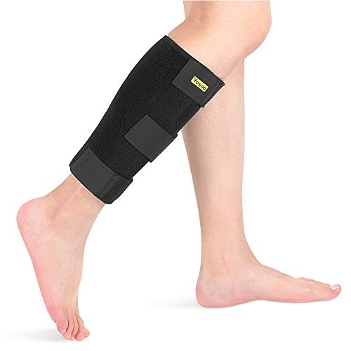 Calf Support Brace, Adjustable Shin Splint Brace Breathable Compression Calf Sleeve for Relieving Tight Calves, Muscle Discomfort, Torn Calves, Swelling, Sprains Recovery, Men and Women
