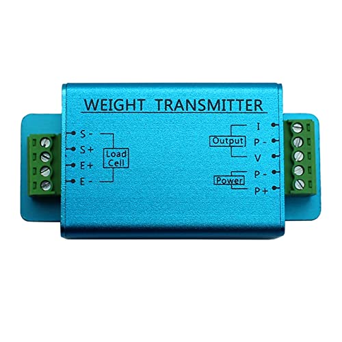 DY510 4-20mA 0-10V Lastcellsindikator Vägningssensor Givare Sändare Förstärkare Signalkraftmätare for behållarevikt Högtrycksspänning (Color : Blauw, Size : 4-20mA)