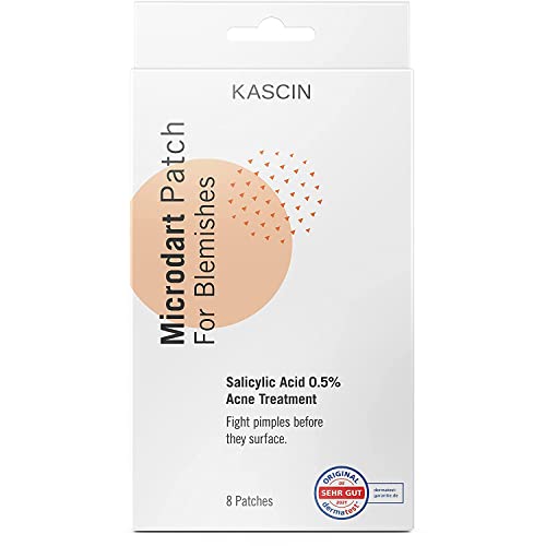 KASCIN Premium Micro Dart Patches - Fin Patch Salicylic Acid 0.5% - 8 Patches for Pimple Under Skin Surface - Made in Korea - Acne Patch Acne Patches…