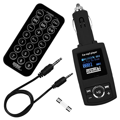 mumbi KFZ FM-sändare (WMA/MP3-spelare, fjärrkontroll, SD-kortplats, USB)