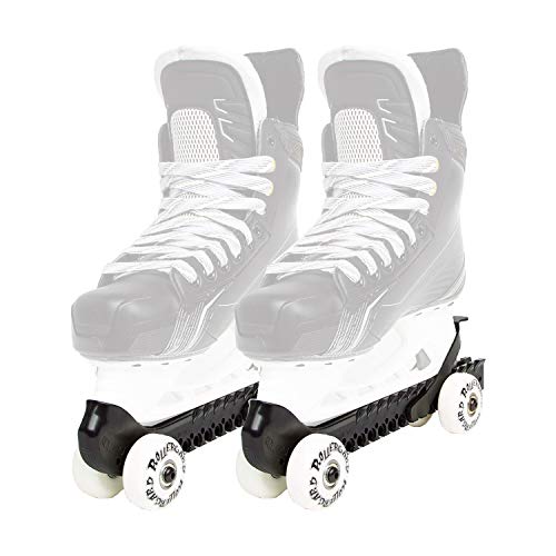 RollerGard bladskydd med hjul för skridskor, hockeyskridskoskydd, bladtillbehör, svart, en storlek